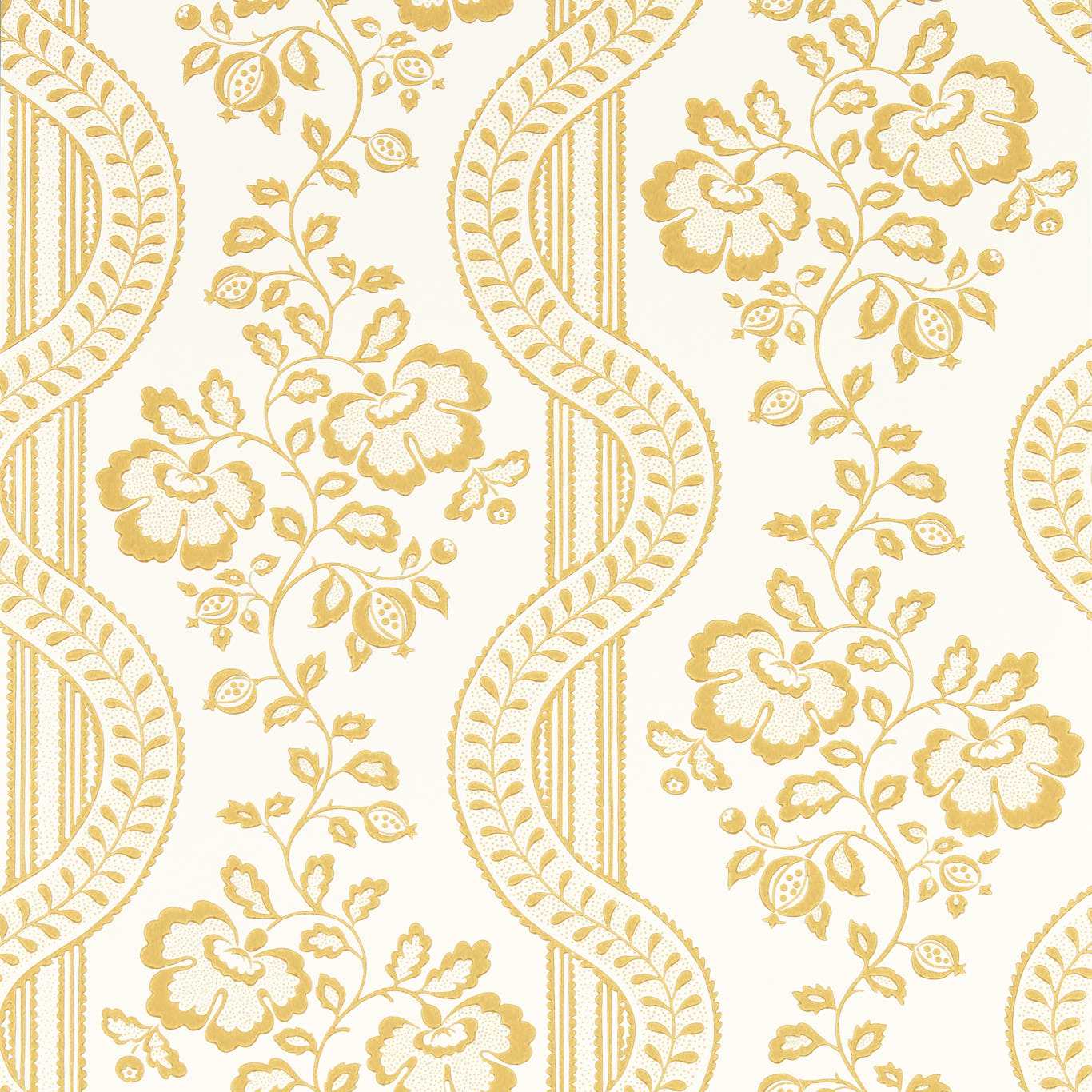 SANDERSON Aubrey Wallpaper Abstract , Graphic Wild Honey Surflex-Printed Wallpaper - DSAB217430