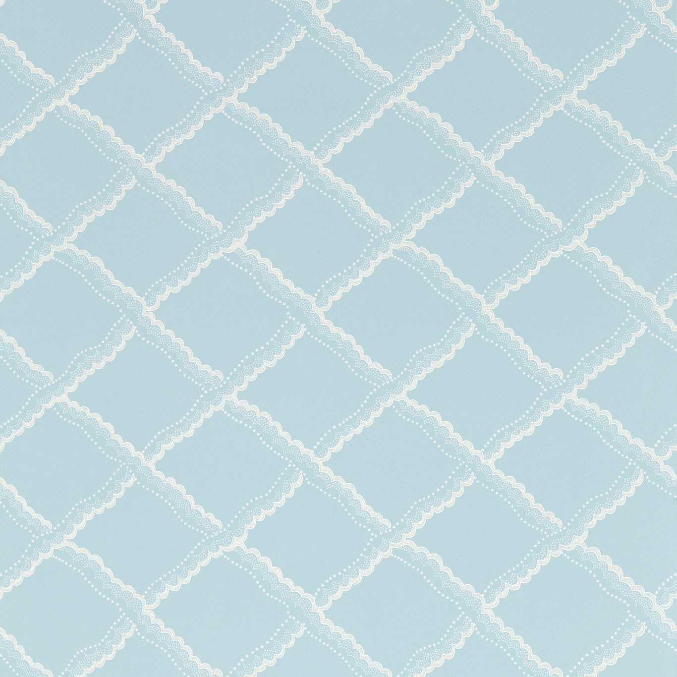 SANDERSON Rye Wallpaper Geometric Wedgwood Surflex-Printed Wallpaper - DSAB217435