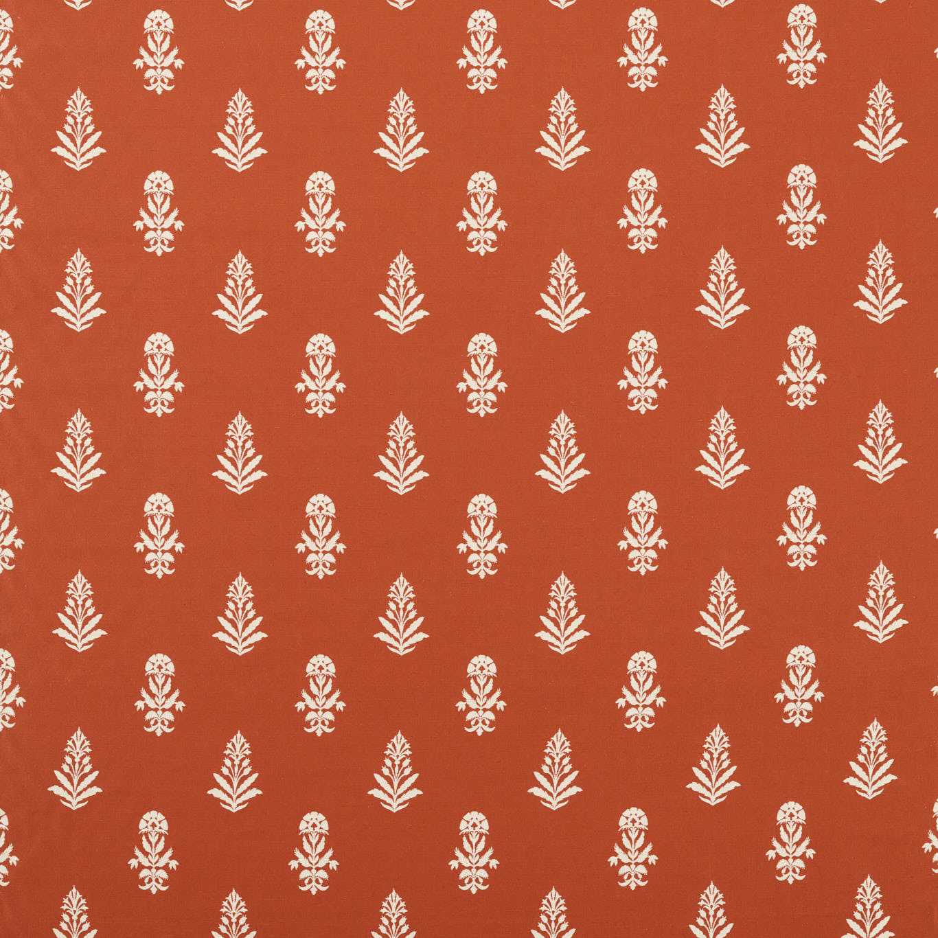 SANDERSON Dabu Fabric Contemporary Floral Aleppo Pepper - DSAF237495