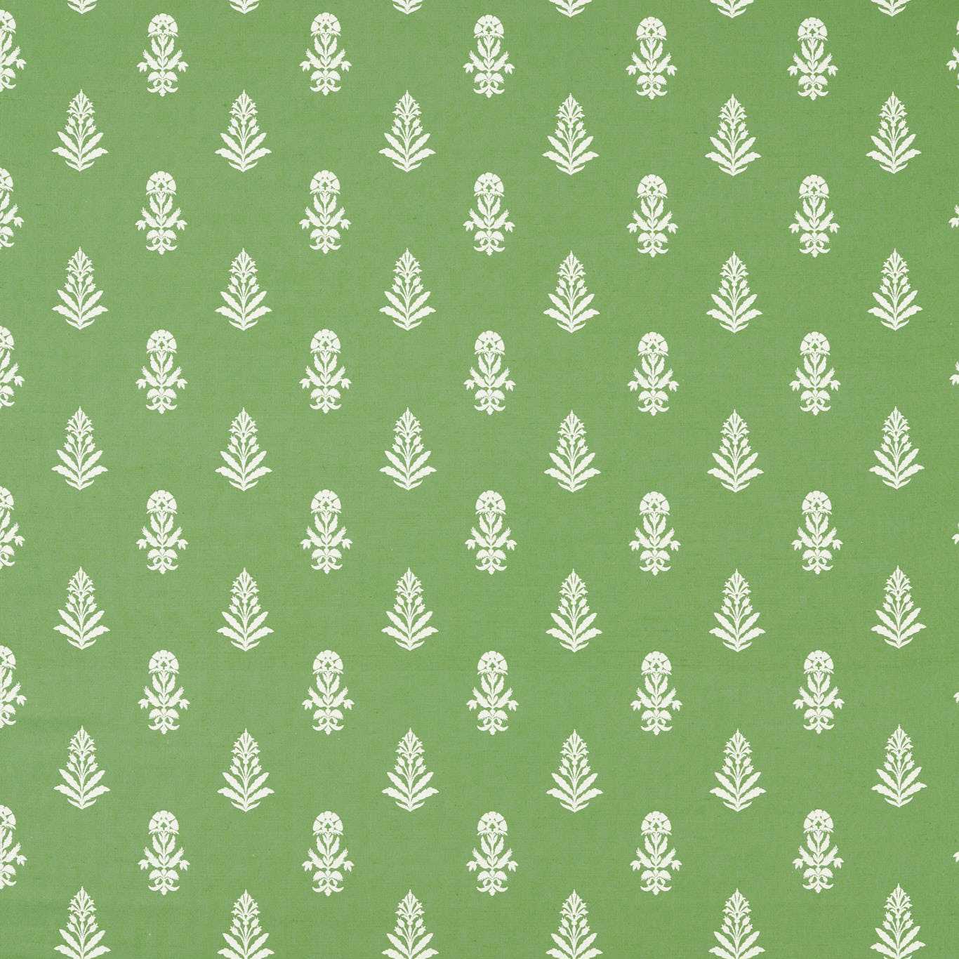 SANDERSON Dabu Fabric Contemporary Floral Spirulina - DSAF237497