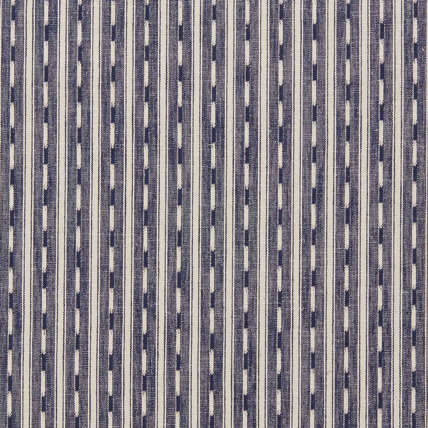 SANDERSON Toba Fabric Stripes Indigo - DSAF237506
