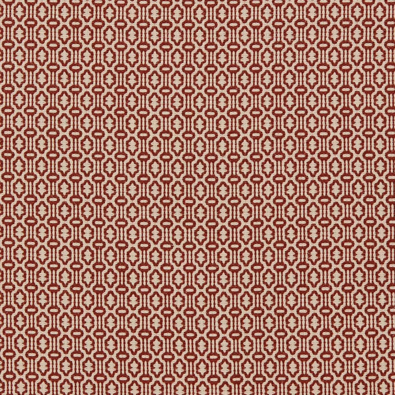 SANDERSON Matmi Fabric Geometric Kiln Mud - DSAF237520