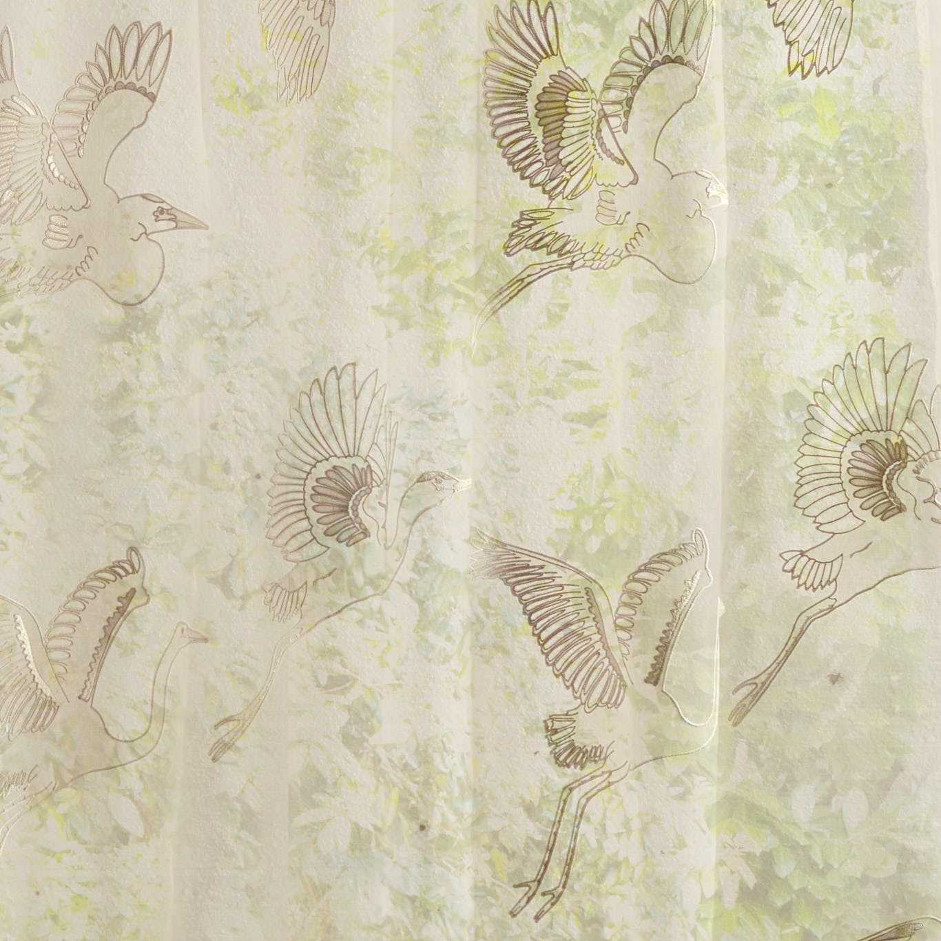 SANDERSON Great Egrets Non-Weighted Sheers/Voile Silk - DSHE237777