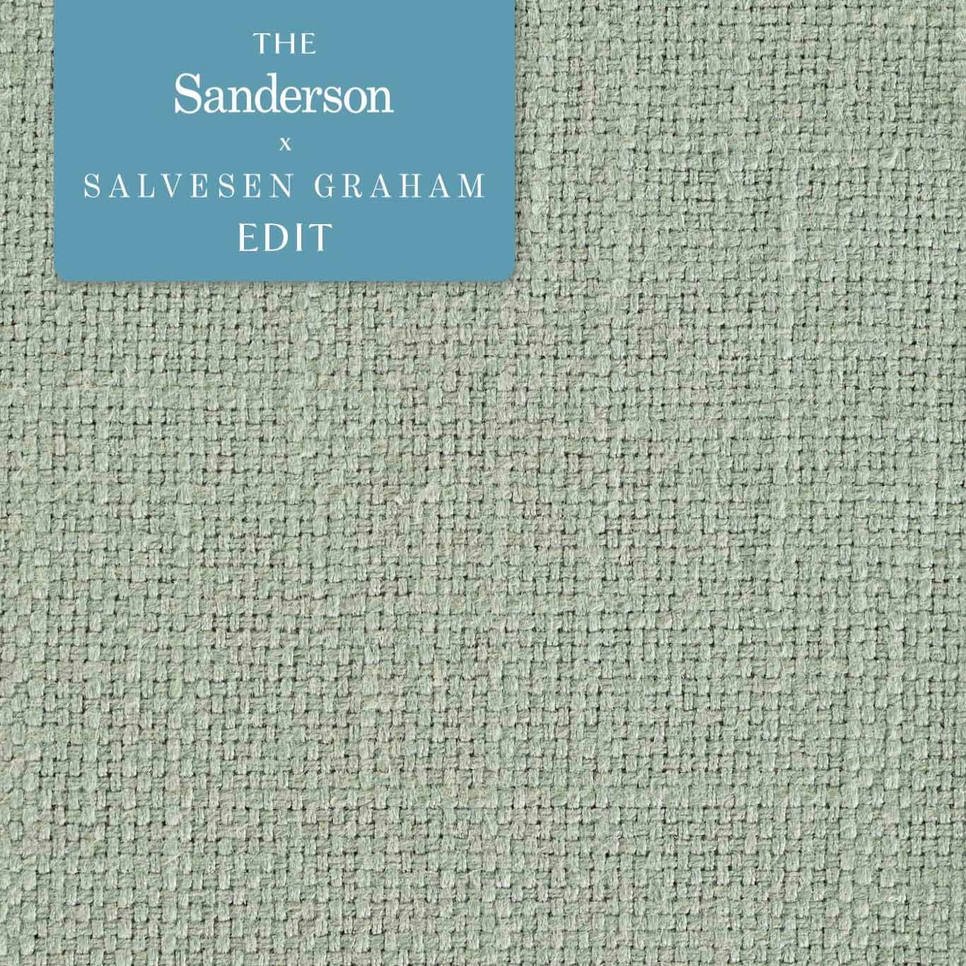 SANDERSON Tuscany II Fabric Plains , Textures Gardenia Green - DTUC237155