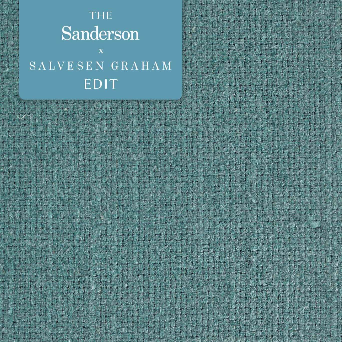 SANDERSON Tuscany II Fabric Plains , Textures Lake - DTUC237156