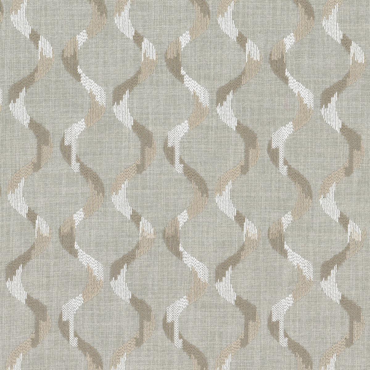 STOUT TEXTILES MULTIPURPOSE,EMBROIDERIES TRANSITIONAL,, OGEE ASH,SMOKE - DUFF-2