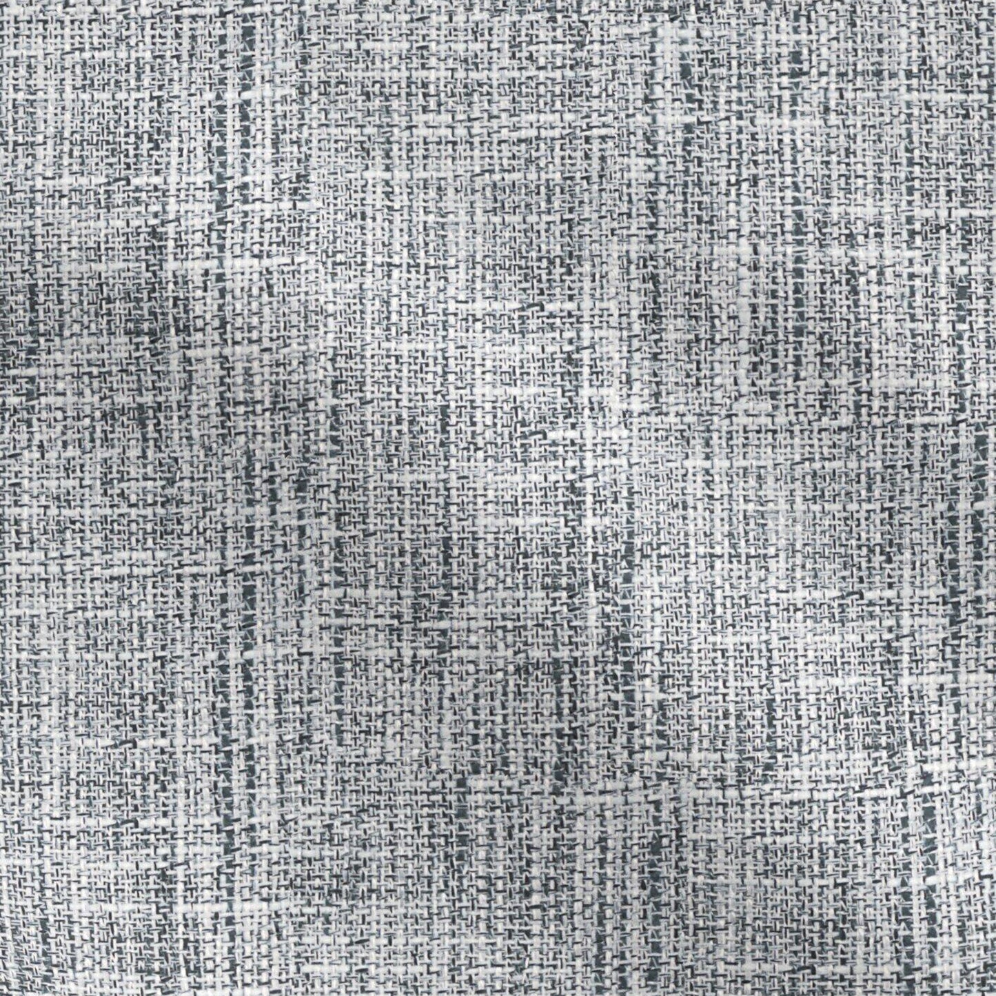 Gray and blue woven fabric texture with a linen-like weave; upholstery-style fabric.