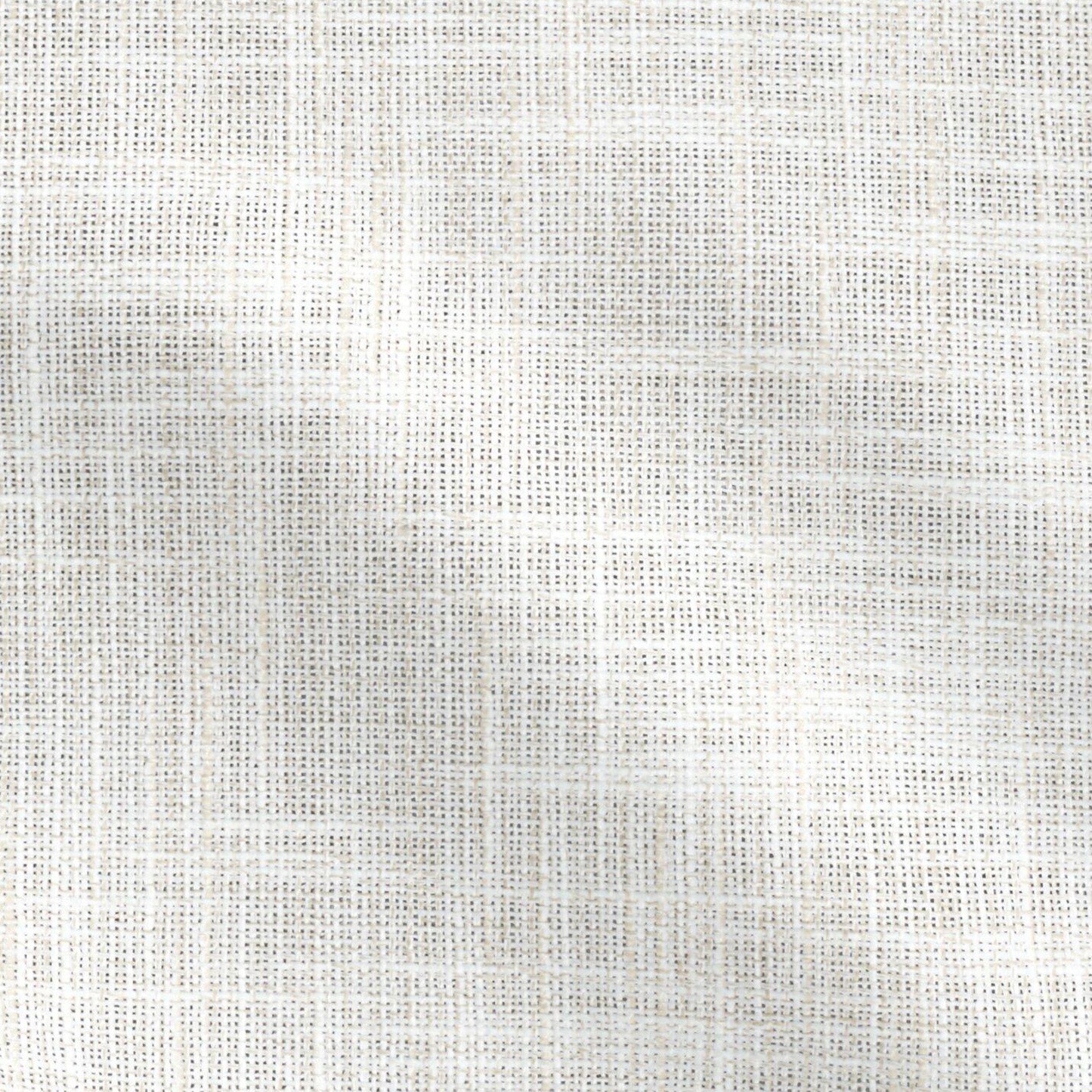 Cream linen-textured fabric with a subtle woven grid pattern; neutral beige tones for upholstery or drapery.