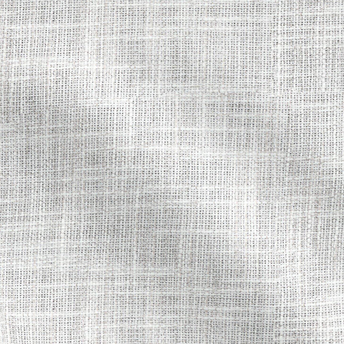 Light gray linen-like woven fabric texture with a subtle grid pattern; ideal for upholstery and home textiles.