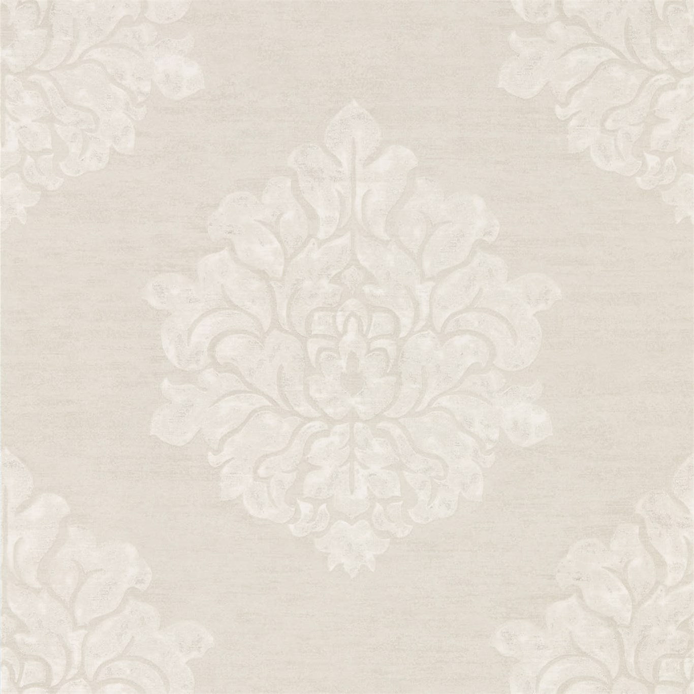 SANDERSON Laurie Wallpaper Damasks Ivory Gravure Printed Wallpaper - DWAP216268