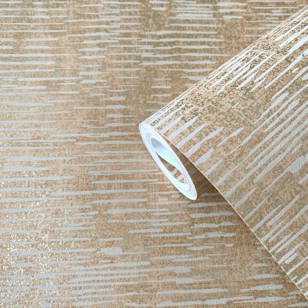 Galerie Wallcoverings Elegance Stripy Shimmer Galerie Wallcoverings Gold - DWP0357-07