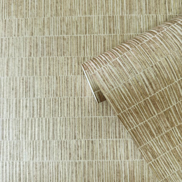 Galerie Wallcoverings Zen Bamboo Screen Galerie Wallcoverings Bronze, Brown - DWP0362-02