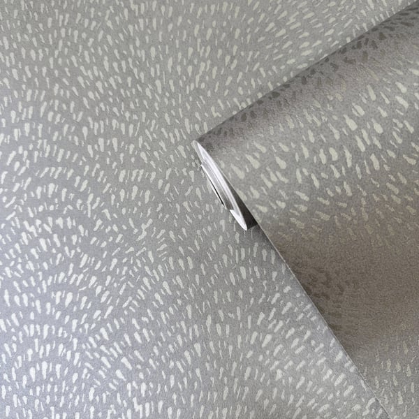 Galerie Wallcoverings Zen Fan Fleck Galerie Wallcoverings Silver, Grey - DWP0363-07