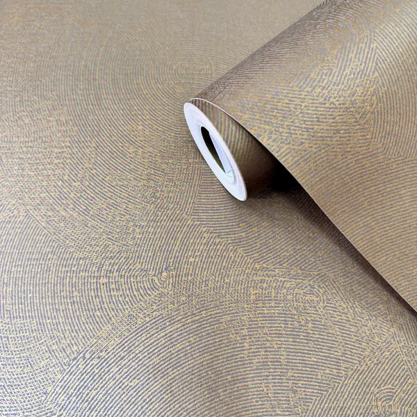 Galerie Wallcoverings Zen Plaster Fan Galerie Wallcoverings Rose, Gold - DWP0366-05