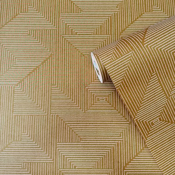Galerie Wallcoverings Zen Cleopatra Galerie Wallcoverings Yellow - DWP0368-02