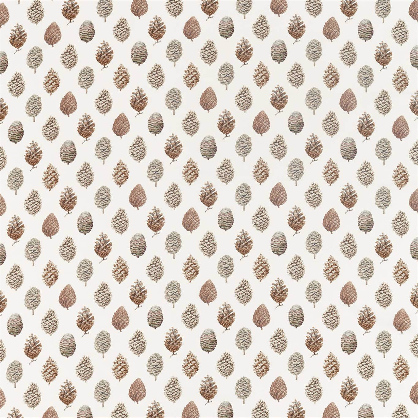 SANDERSON Pine Cones Fabric Other Briarwood,Cream - DYSI226527