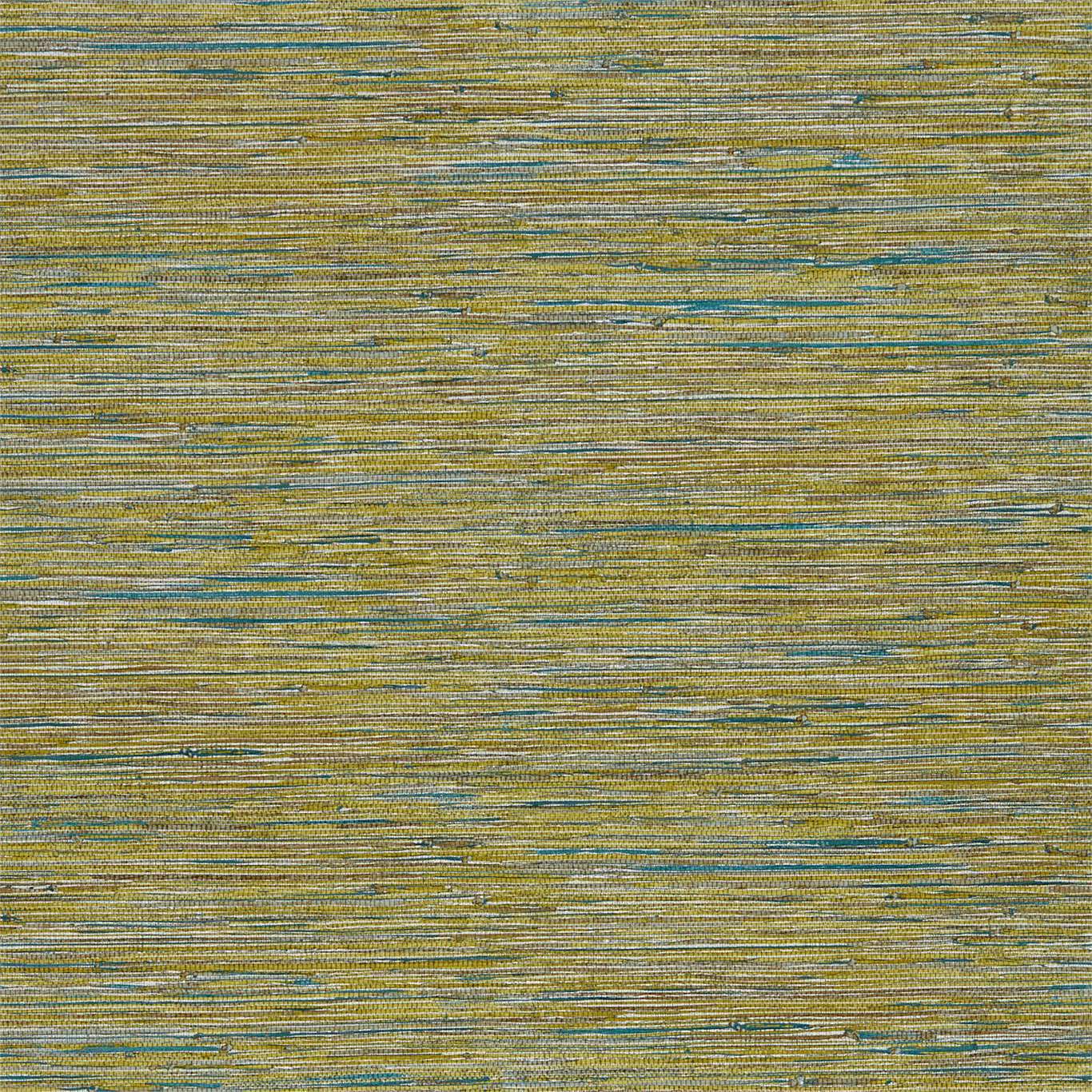 HARLEQUIN Seri Wallpaper Plains , Textures Citrus,Teal Gravure Wide Width Vinyl - EANV111867