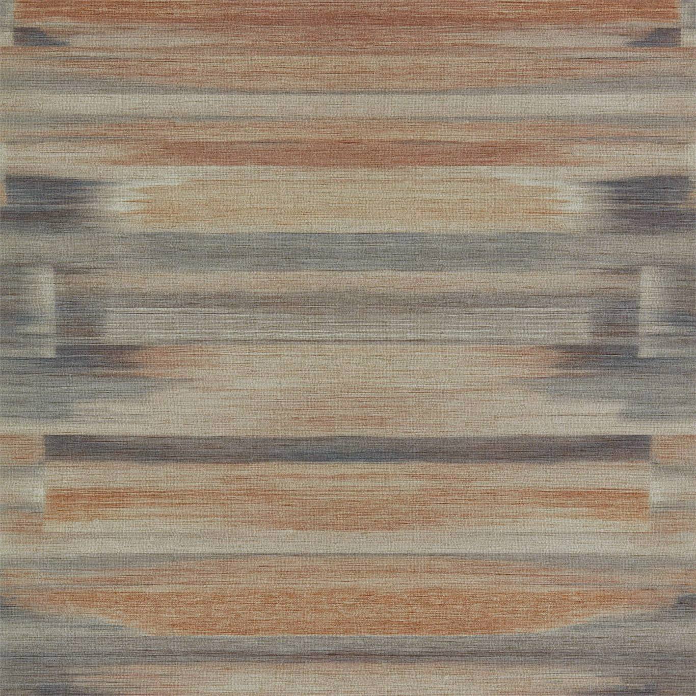 HARLEQUIN Refraction Wallpaper Stripes Copper,Slate Gravure Wide Width Vinyl - EANW112588