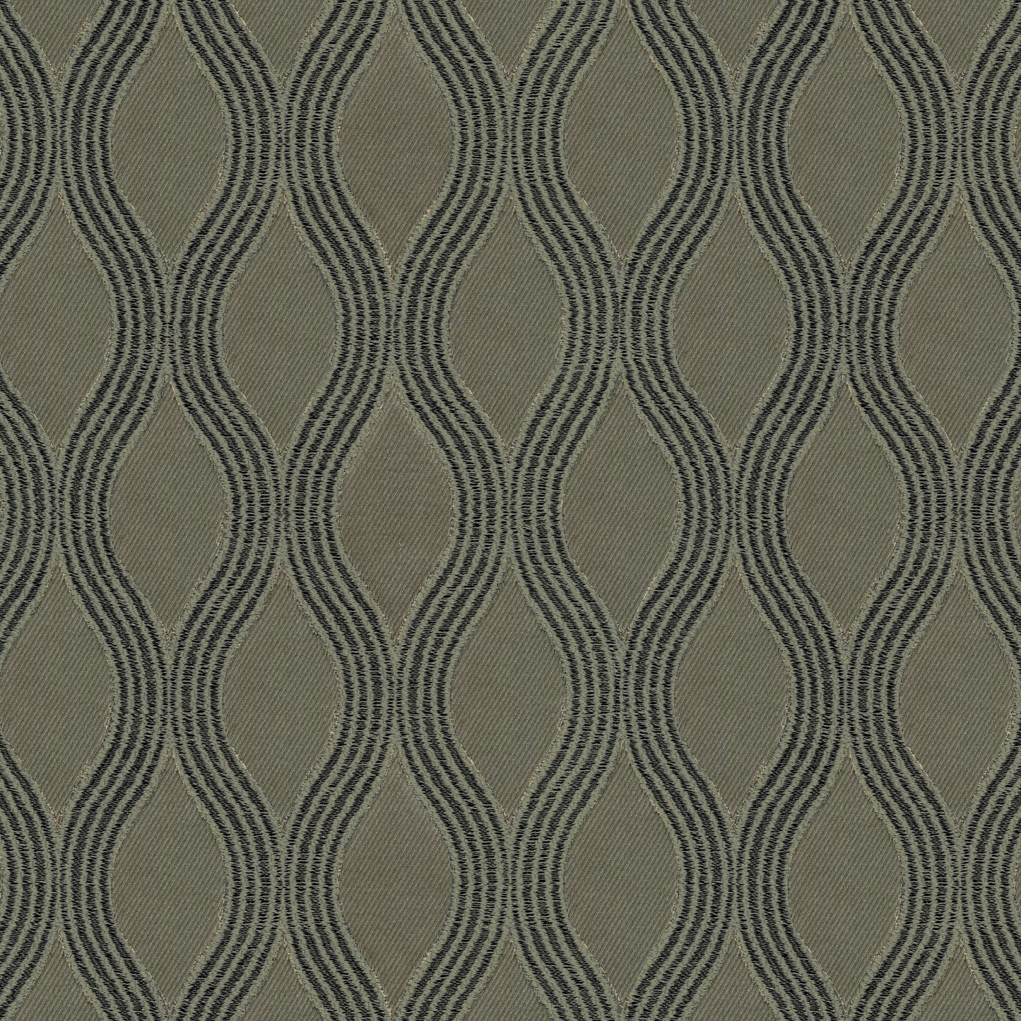 JF Fabrics ECHO 37 Fabric Scroll,Ogee,Traditional Brown Jacquard - 8430937 J8581