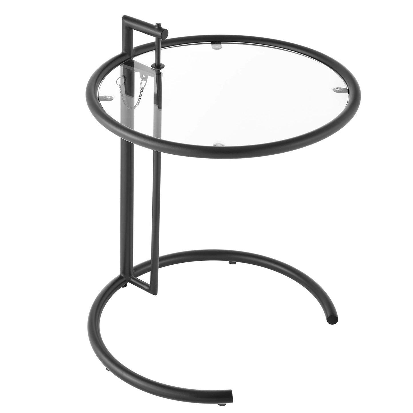 Modway - Eileen Gray Metal Side Table by Modway Living Room Tables Black - EEI-125-BLK