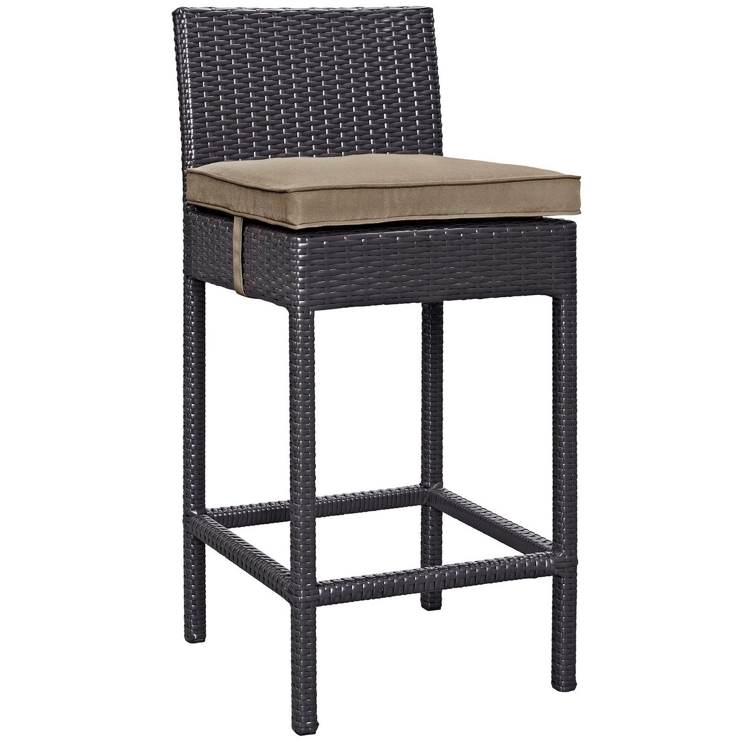 Modway Outlet Lift Outdoor Patio Bar Stool Set of 2 by Modway Outdoor Furniture Furniture Espresso Mocha - EEI-1281-EXP-MOC