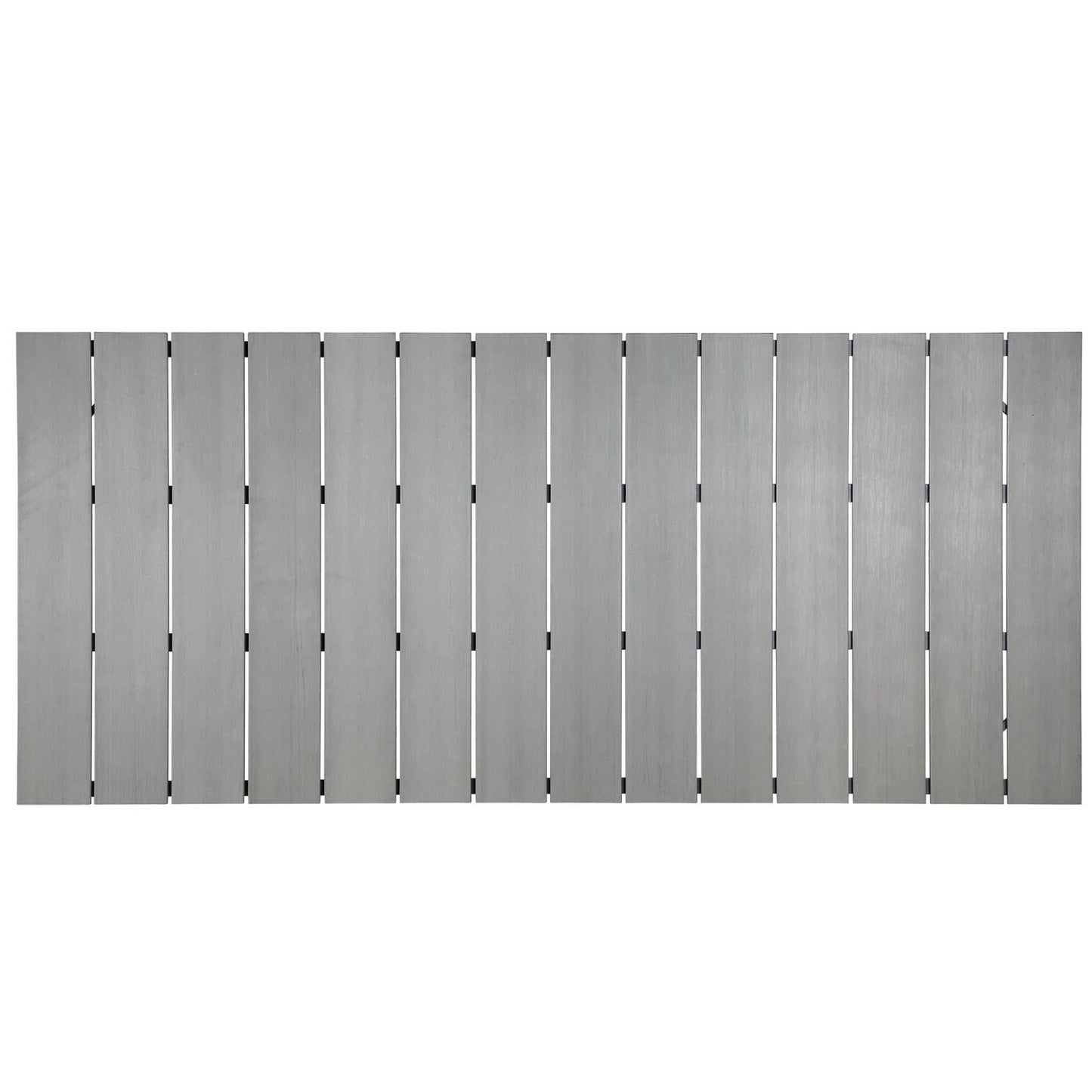 Modway - Maine 80" Outdoor Patio Dining Table by Modway Outdoor Furniture Bar and Dining Gray - EEI-1509-BRN-GRY