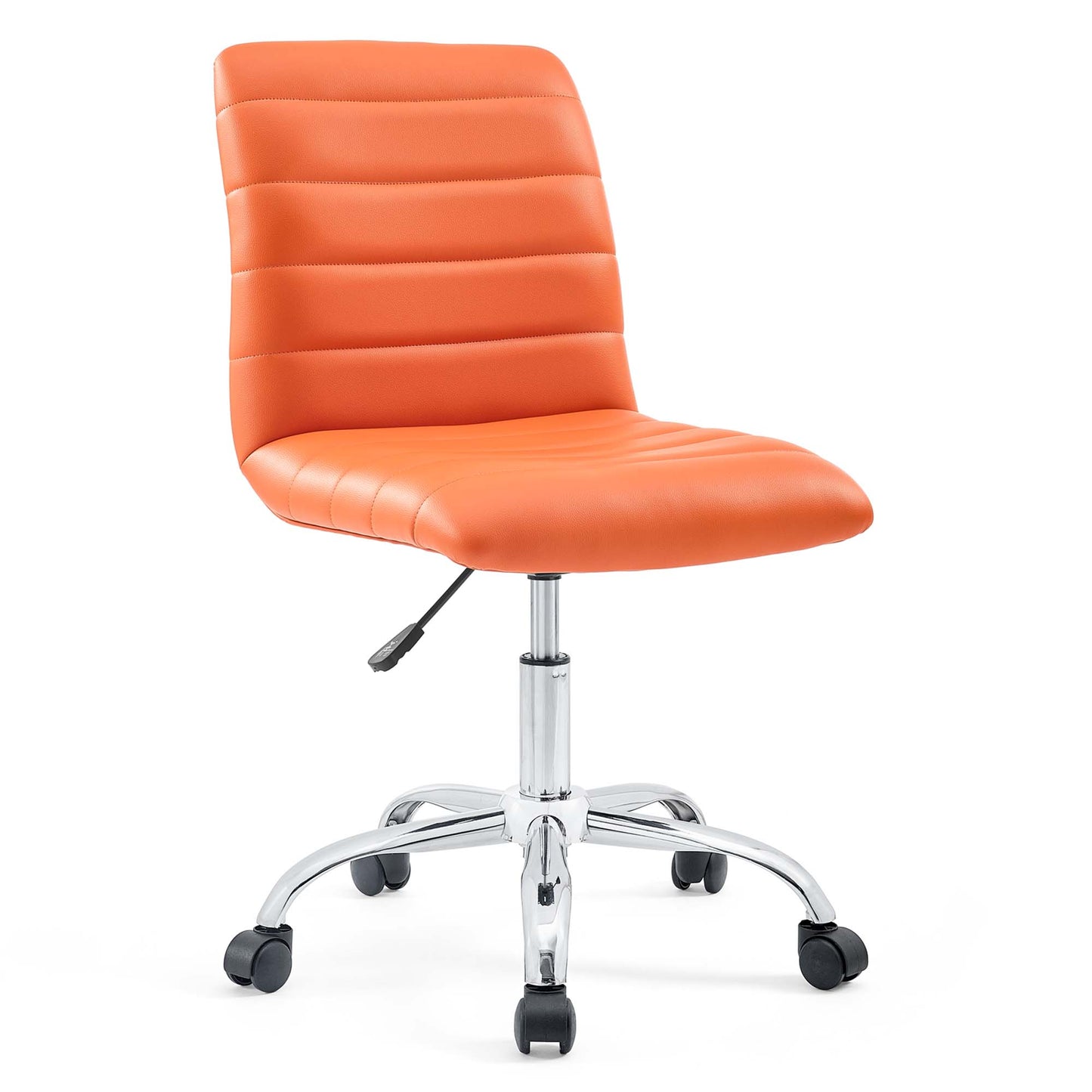 Modway Outlet Ripple Armless Mid Back Vinyl Office Chair by Modway Office Furniture Furniture Orange - EEI-1532-ORA