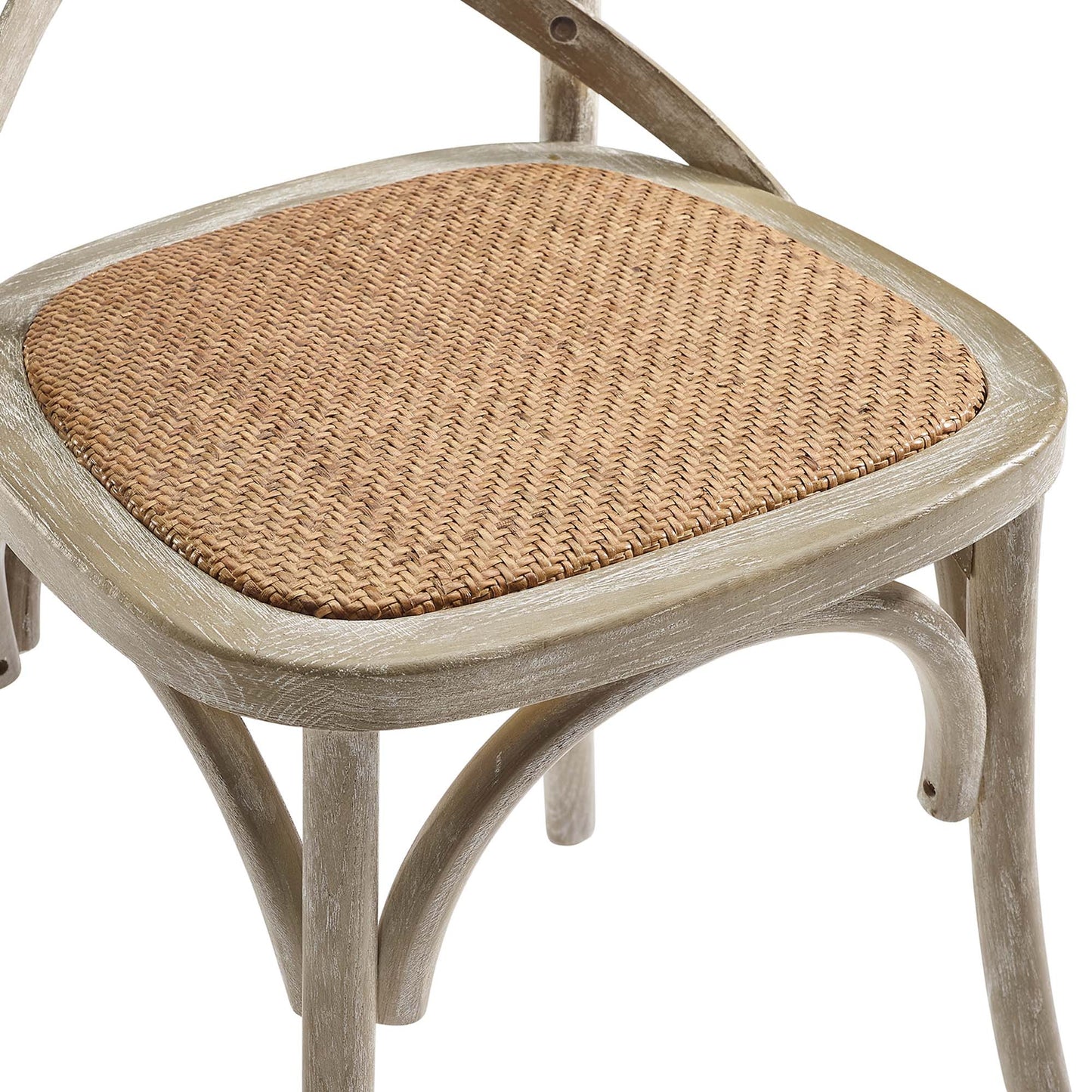 Modway - Gear Dining Side Chair by Modway Bar and Dining Dining Chairs Gray - EEI-1541-GRY