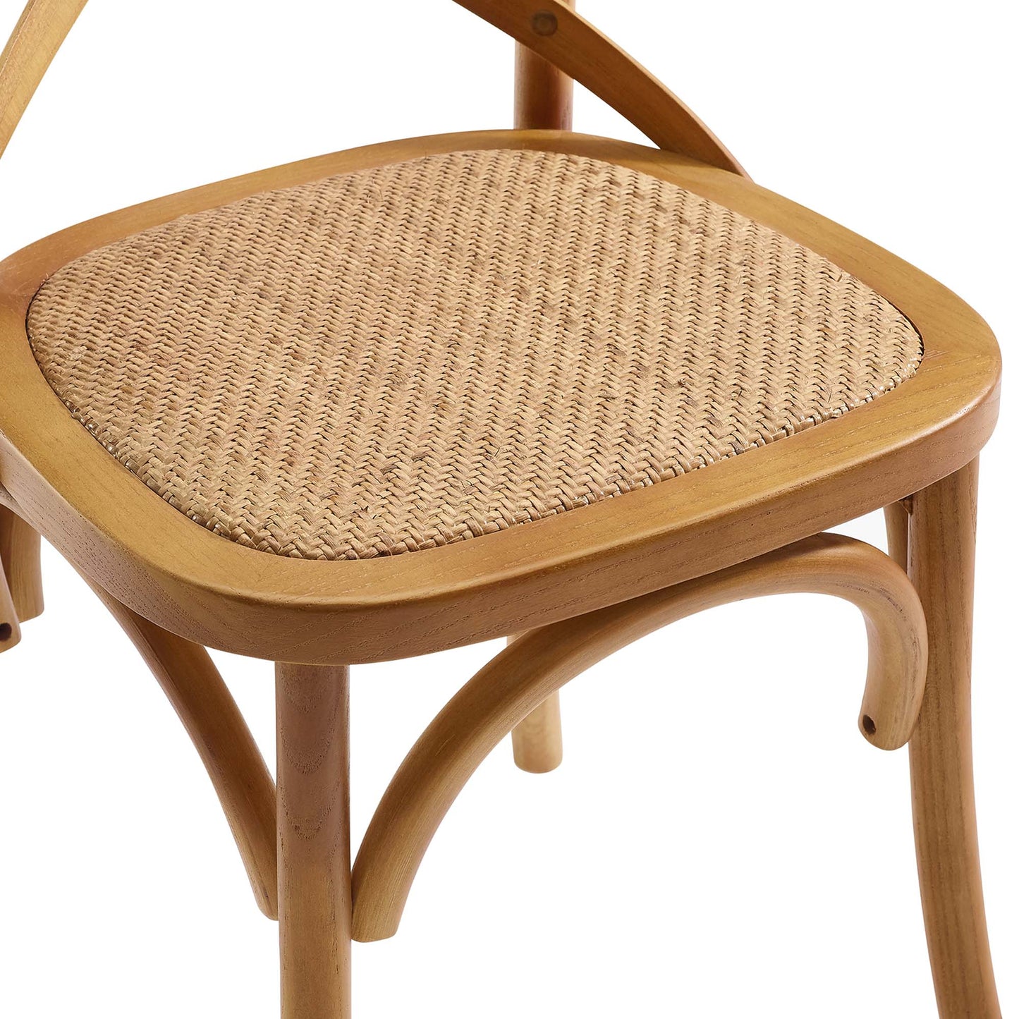 Modway - Gear Dining Side Chair by Modway Bar and Dining Dining Chairs Brown - EEI-1541-WAL