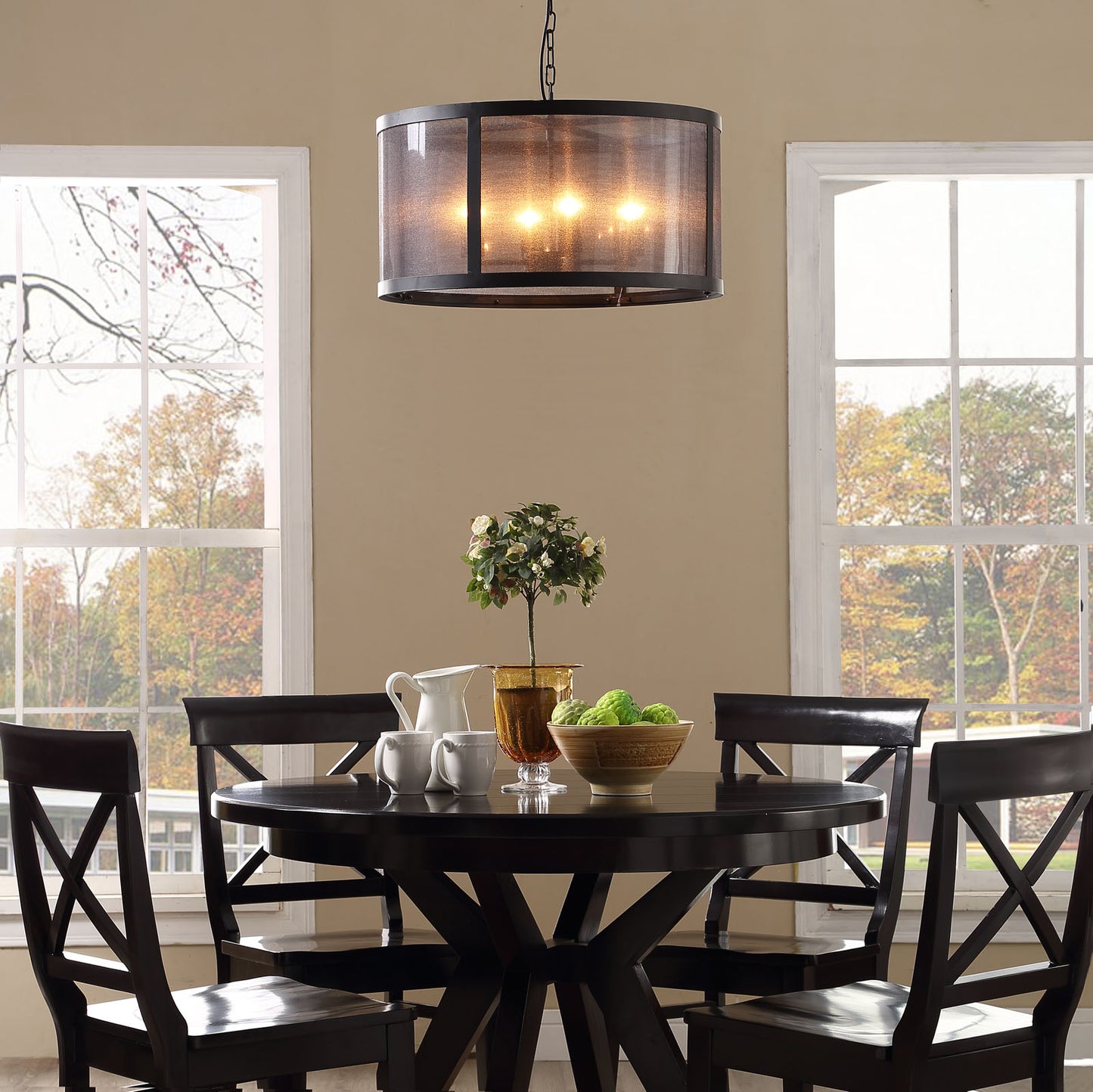 Modway Outlet Frost Chandelier by Modway Lighting Lighting Black - EEI-1576