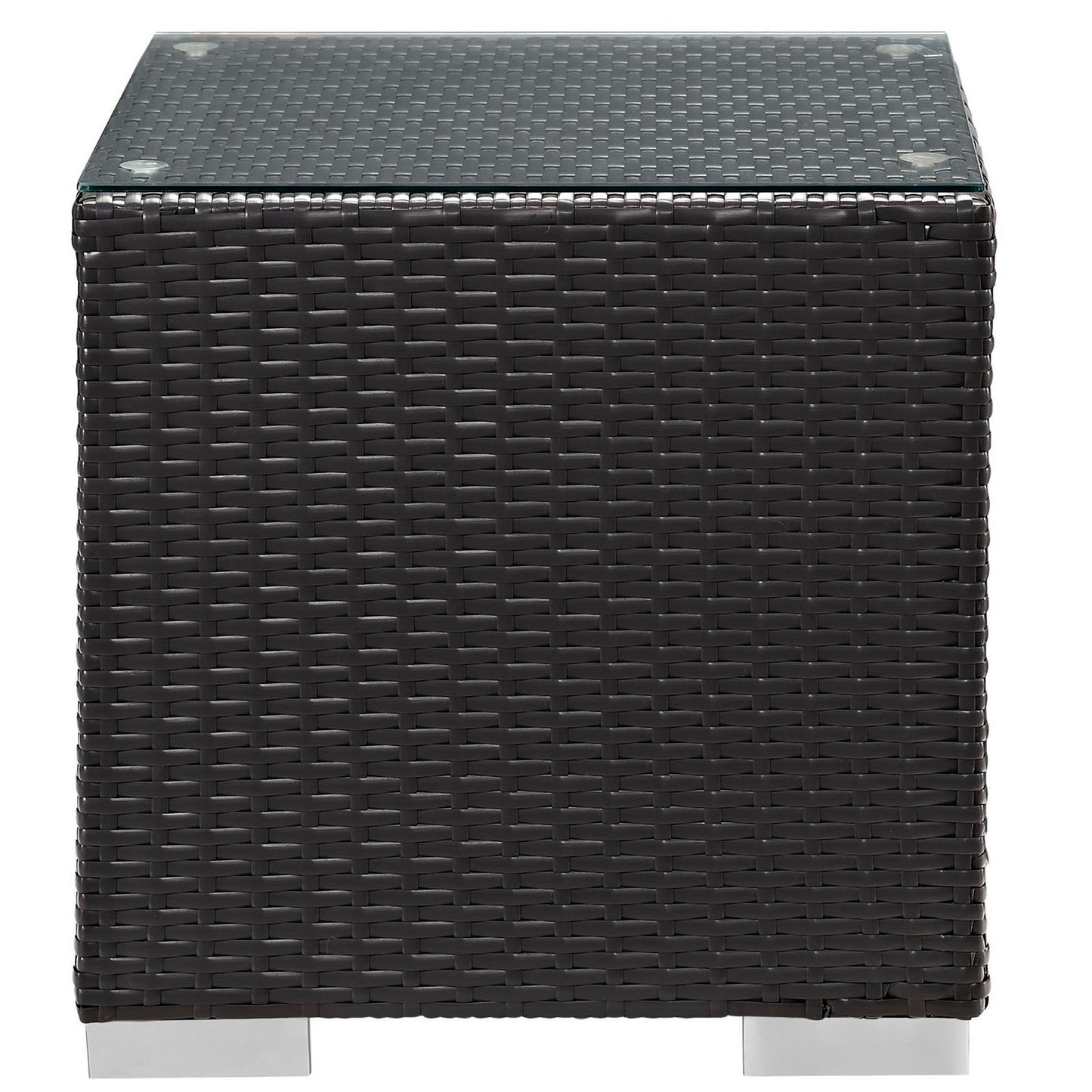 Modway - Convene 5 Piece Outdoor Patio Sectional Set by Modway Outdoor Furniture Sofa Sectionals White - EEI-1809-EXP-WHI-SET