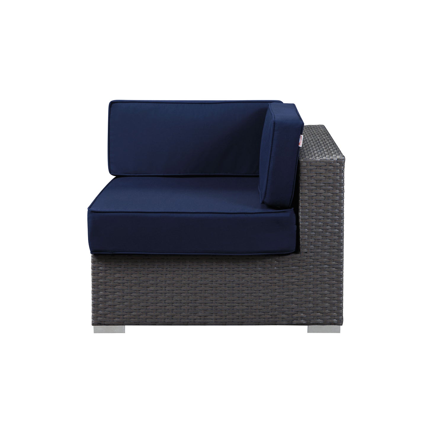 Modway Outlet Sojourn Outdoor Patio Sunbrella? Corner by Modway Outdoor Furniture Furniture Canvas Navy - EEI-1856-CHC-NAV