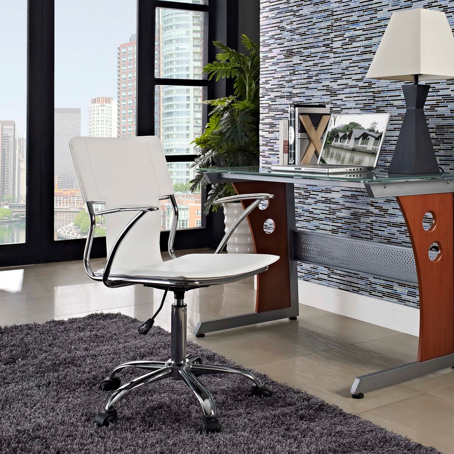 Modway Outlet Studio Office Chair by Modway Office Furniture Furniture White - EEI-198-WHI