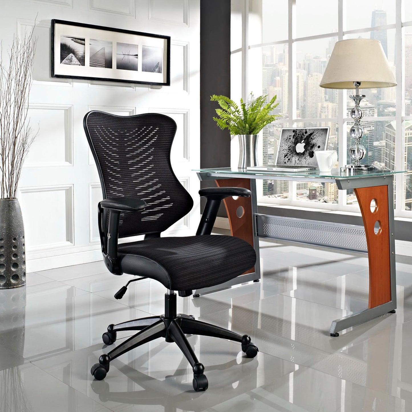 Modway Outlet Clutch Office Chair by Modway Office Furniture Furniture Black - EEI-209-BLK
