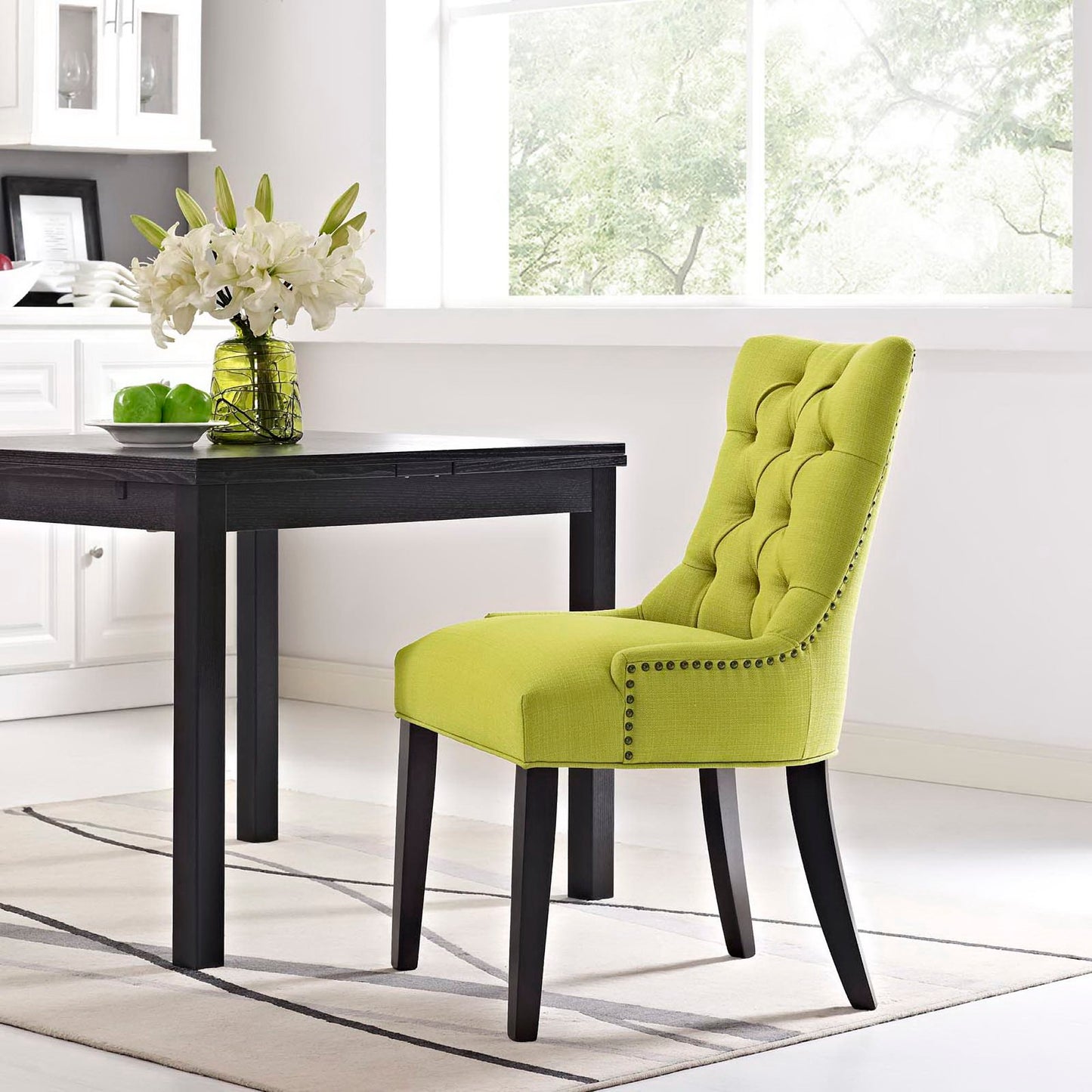Modway Outlet Regent Tufted Fabric Dining Chair by Modway Bar and Dining Furniture Wheatgrass - EEI-2223-WHE