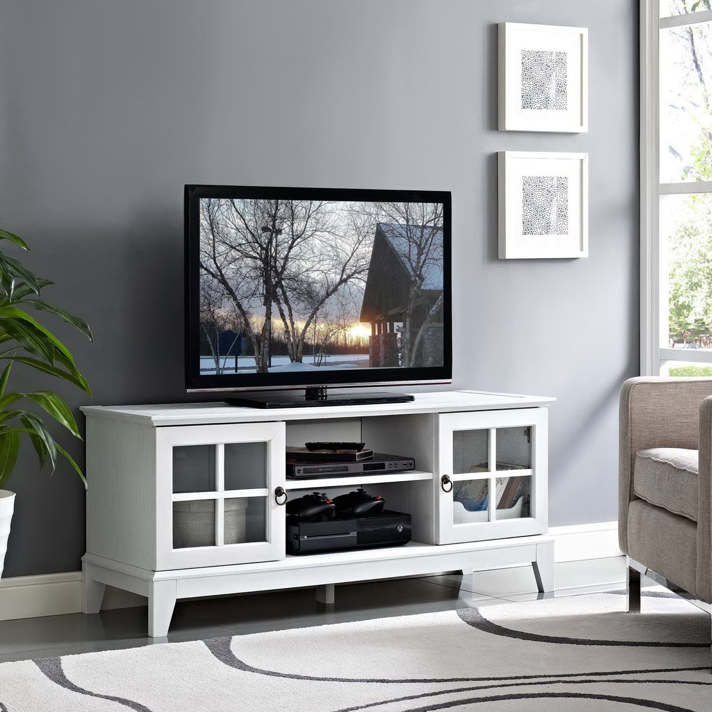 Modway Outlet Isle 47? TV Stand by Modway Living Room Furniture White - EEI-2544-WHI