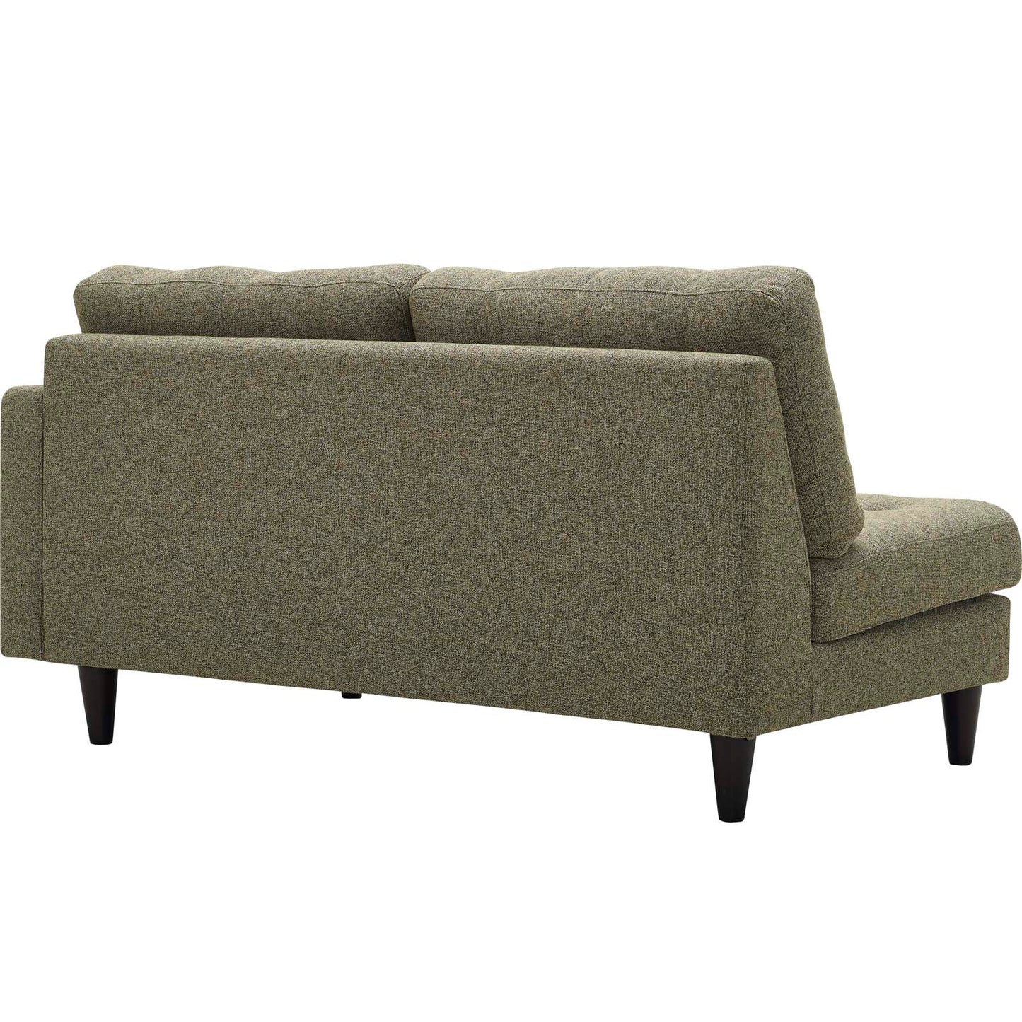 Modway Outlet Empress Right-Facing Upholstered Fabric Loveseat by Modway Living Room Furniture Oatmeal - EEI-2595-OAT