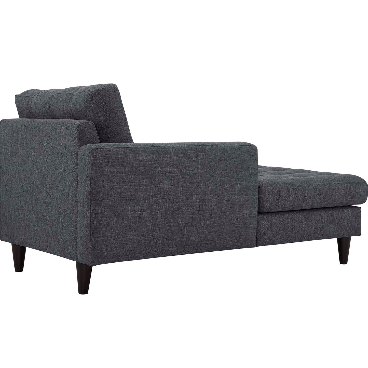 Modway Outlet Empress Left-Arm Upholstered Fabric Chaise by Modway Living Room Furniture Gray - EEI-2596-DOR