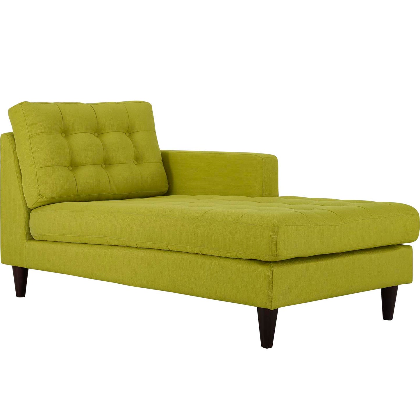 Modway Outlet Empress Right-Arm Upholstered Fabric Chaise by Modway Living Room Furniture Wheatgrass - EEI-2597-WHE