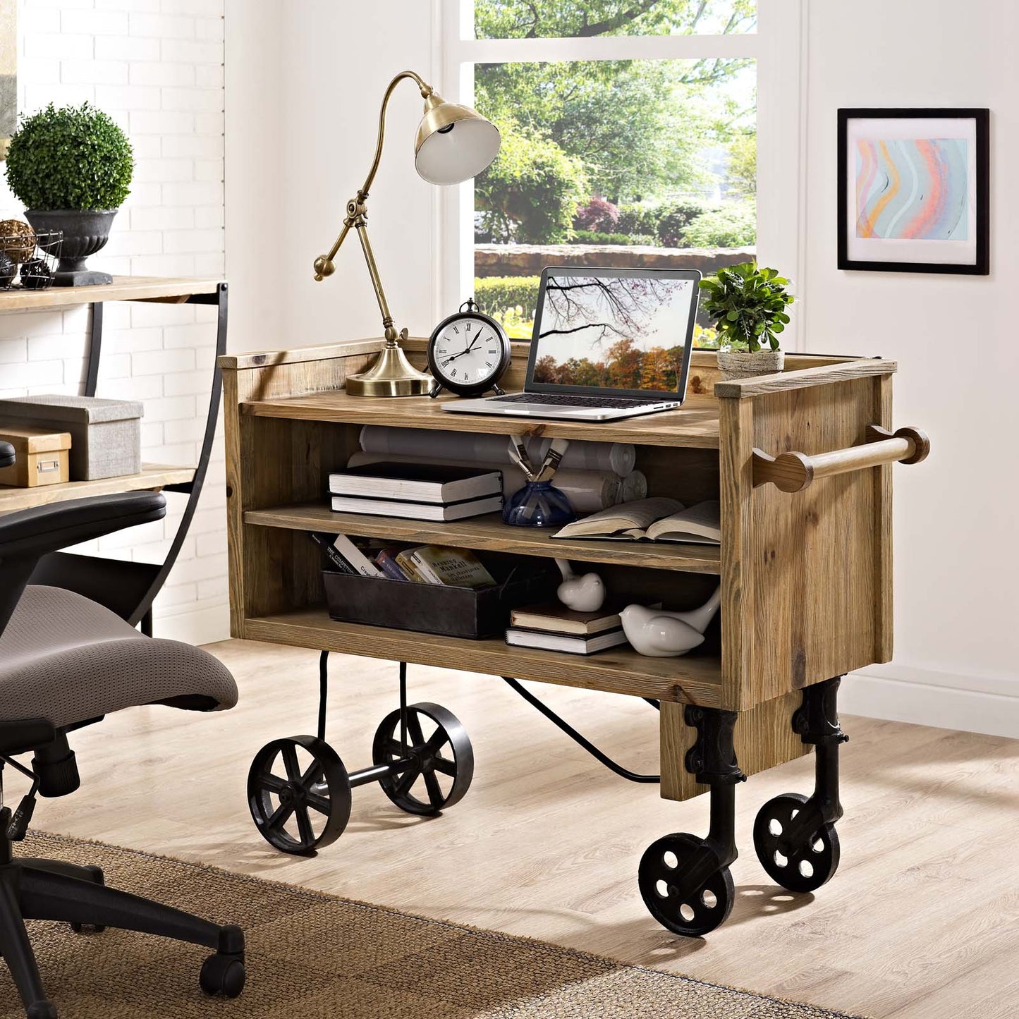 Modway Outlet Prevail Dining Stand by Modway Bar and Dining Furniture Brown - EEI-2646-BRN