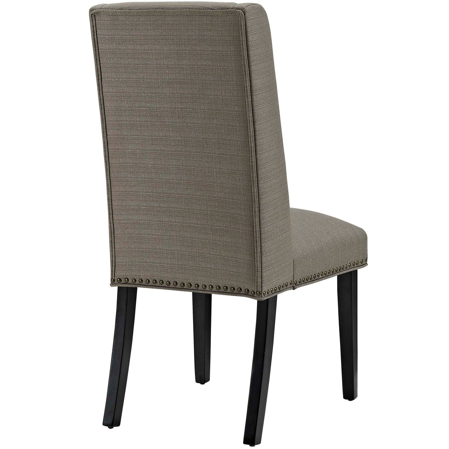 Modway Outlet Baron Fabric Dining Chair Set of 2 by Modway Bar and Dining Furniture Granite - EEI-2748-GRA-SET