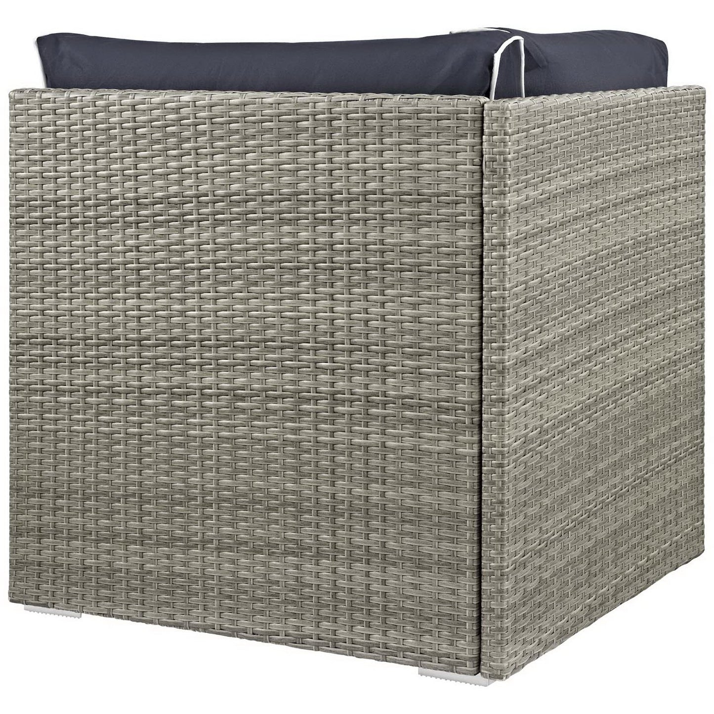 Modway Outlet Repose Outdoor Patio Corner by Modway Outdoor Furniture Furniture Light Gray Navy - EEI-2956-LGR-NAV