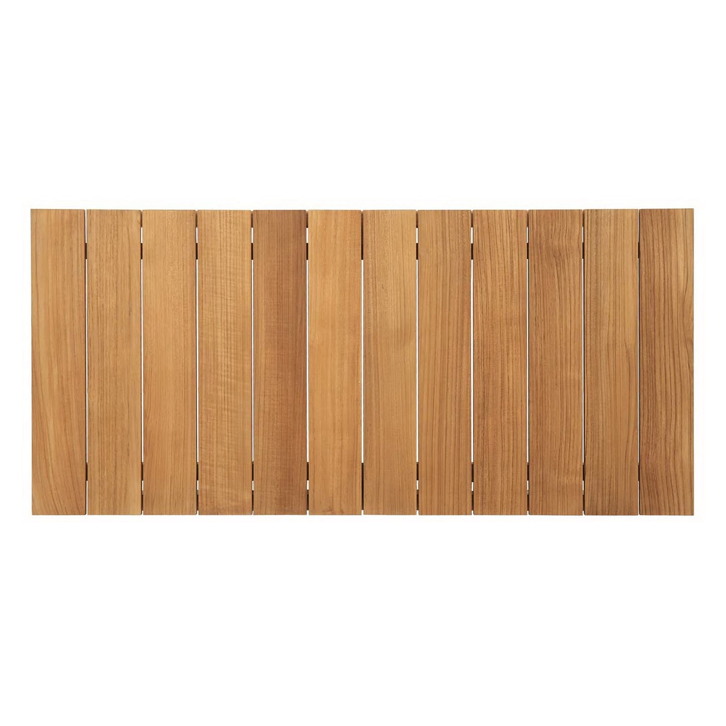 Modway - Bayport 4 Piece Outdoor Patio Teak Set by Modway Outdoor Furniture Sofa Sectionals White - EEI-3111-NAT-WHI-SET