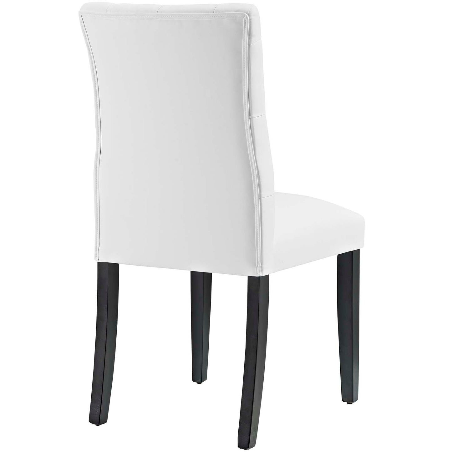 Modway Outlet Duchess Vinyl Dining Chair Set of 4 by Modway Bar and Dining Furniture White - EEI-3473-WHI