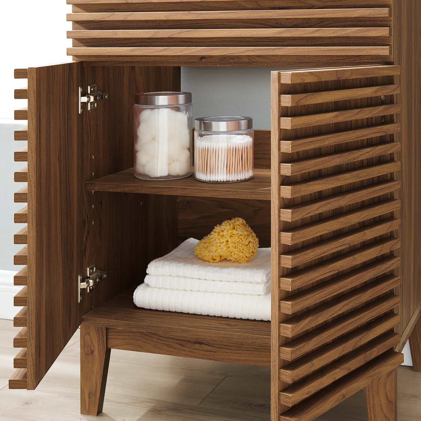 Modway - Render 24" Bathroom Vanity Cabinet (Sink Basin Not Included) by Modway Bathroom Vanities Brown - EEI-4598-WAL