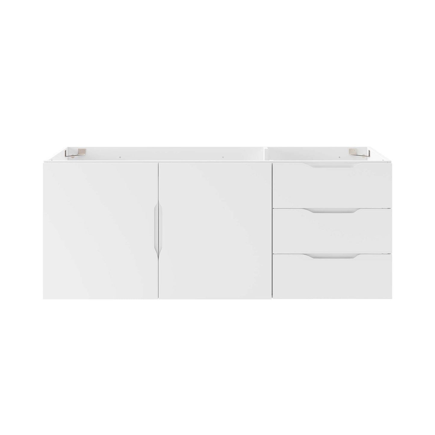 Modway - Vitality 48" Double or Single Sink Compatible (Not Included) Bathroom Vanity Cabinet by Modway Bathroom Vanities White - EEI-4895-WHI