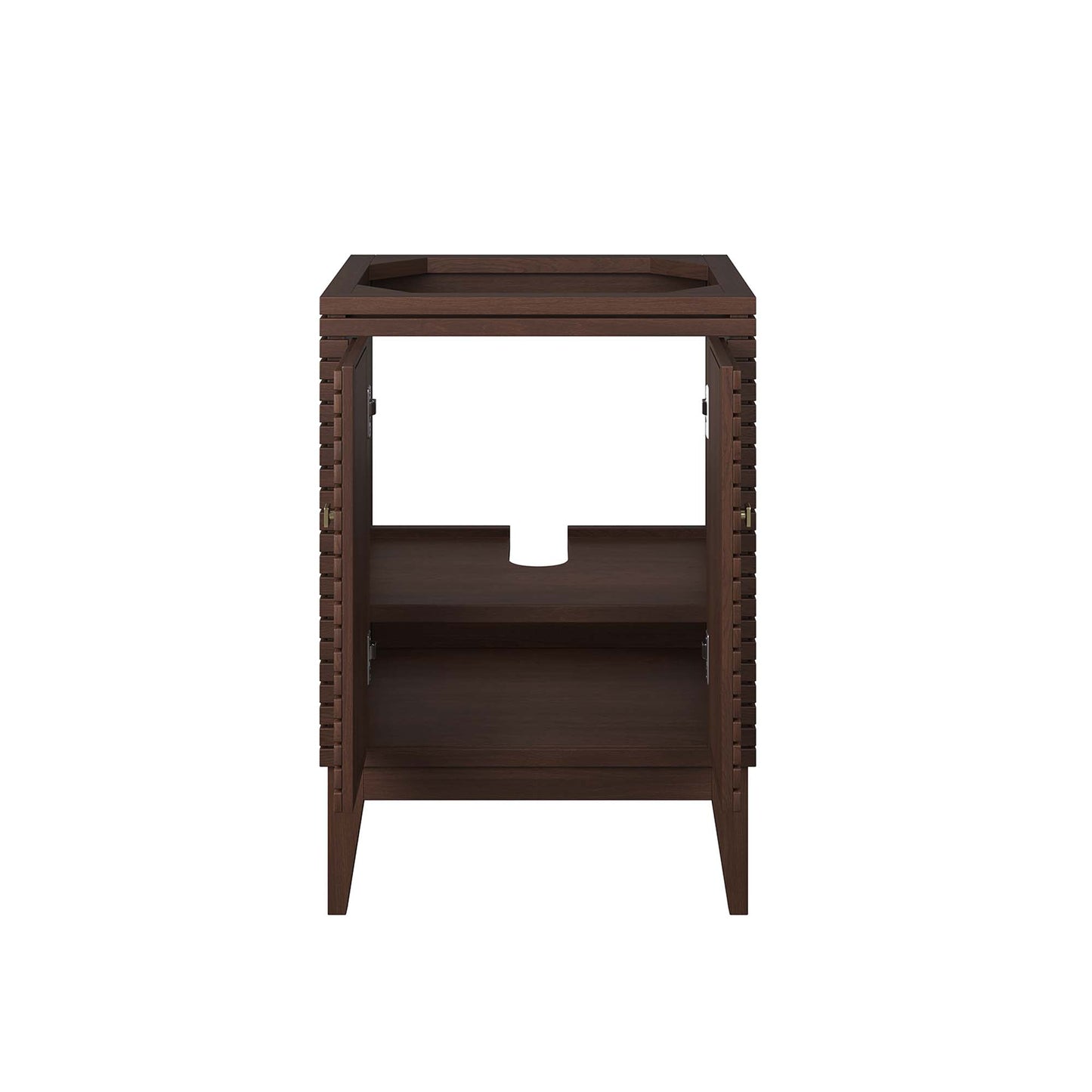 Modway - Ledger 24" Wood Bathroom Vanity Cabinet (Sink Basin Not Included) by Modway Bathroom Vanities Brown - EEI-5088-WAL