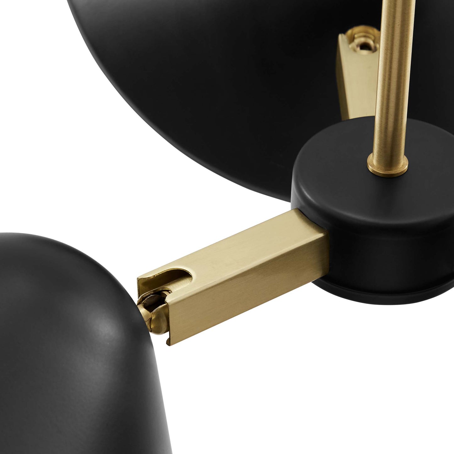 Modway Outlet Journey 3-Light 3" Arm Pendant by Modway Lighting Lighting Black - EEI-5299-BLK