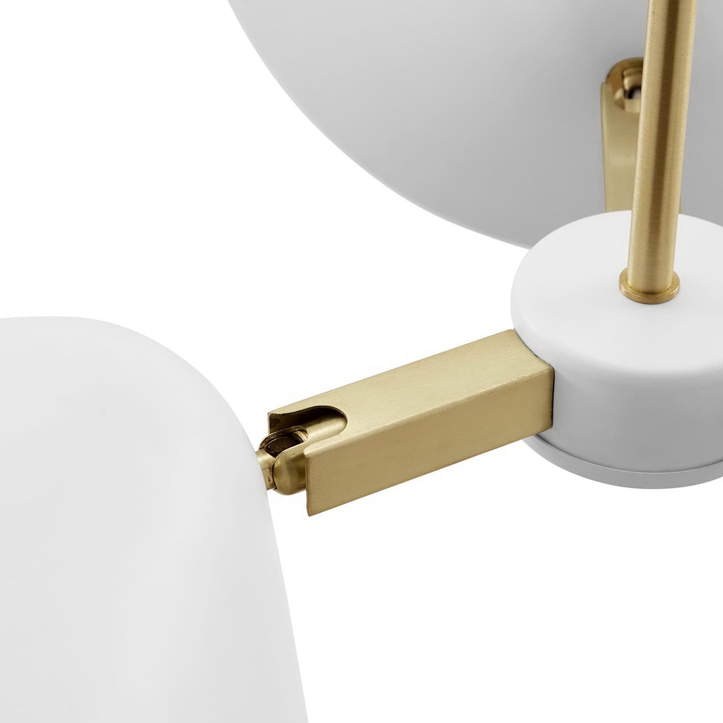 Modway Outlet Journey 3-Light 3" Arm Pendant by Modway Lighting Lighting White - EEI-5299-WHI