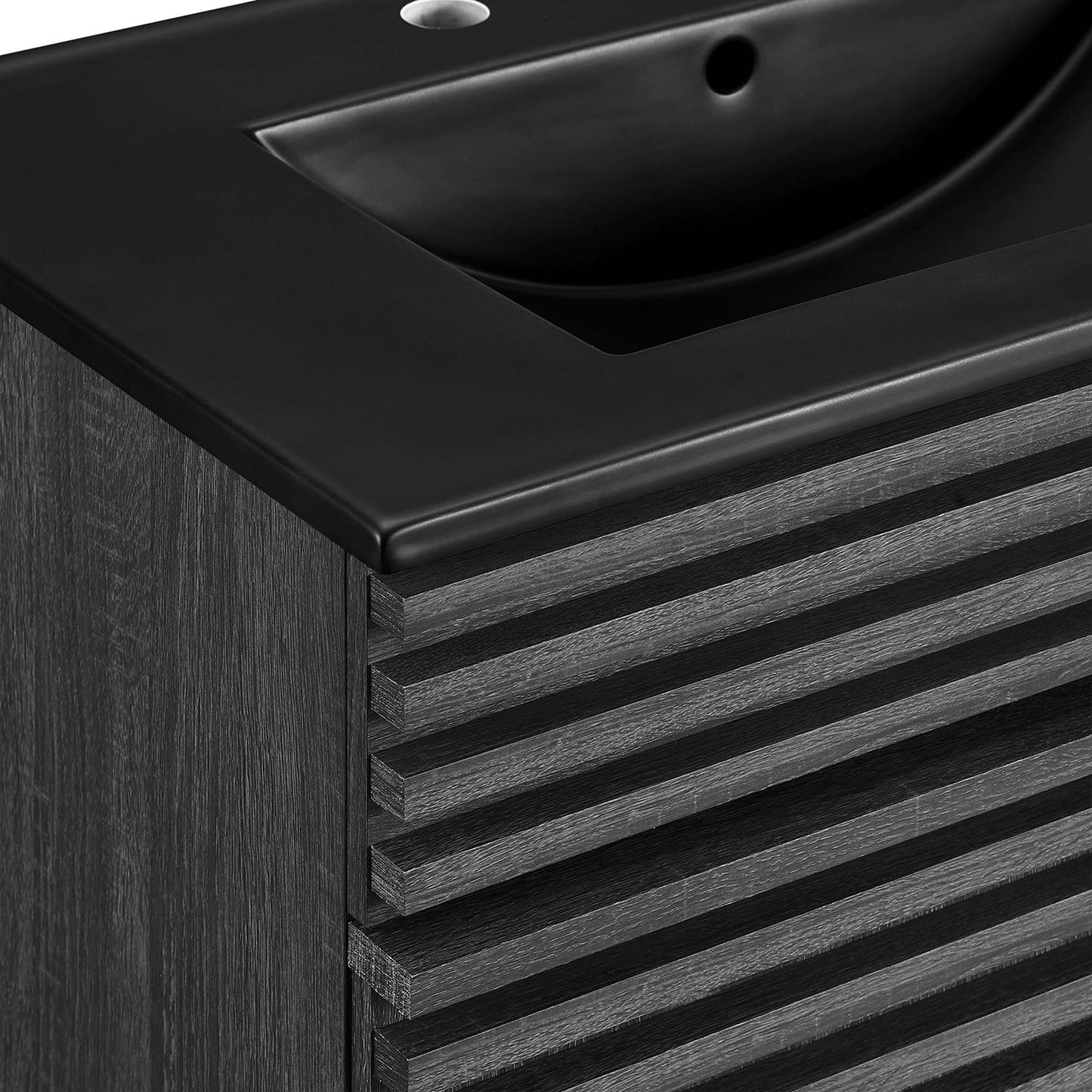 Modway - Render 30" Bathroom Vanity by Modway Bathroom Vanities Black - EEI-5418-CHA-BLK
